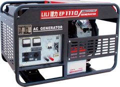 理力汽油双缸发电机EP1110 _9.5Kva