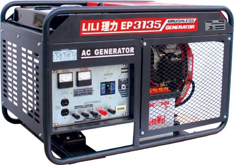 理力汽油双缸发电机EP3135_11.5Kva